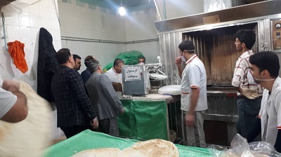 نظارت بر نانوایی های سطح شهرستان ملایر/حضور بازرسان دستگاه های مسئول در نانوایی ها