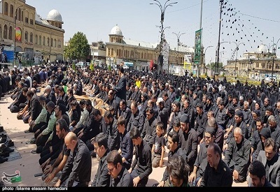 حضور پر شور عزاداران حسینی در رستاخیز عاشورا/ مردم همدان همزمان با جهان اسلام اشک ماتم ریختند