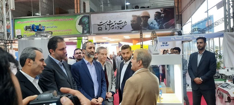 هشتمین نمایشگاه توانمندیهای صنایع کوچک و متوسط و خوشه های صنعتی استان همدان افتتاح شد