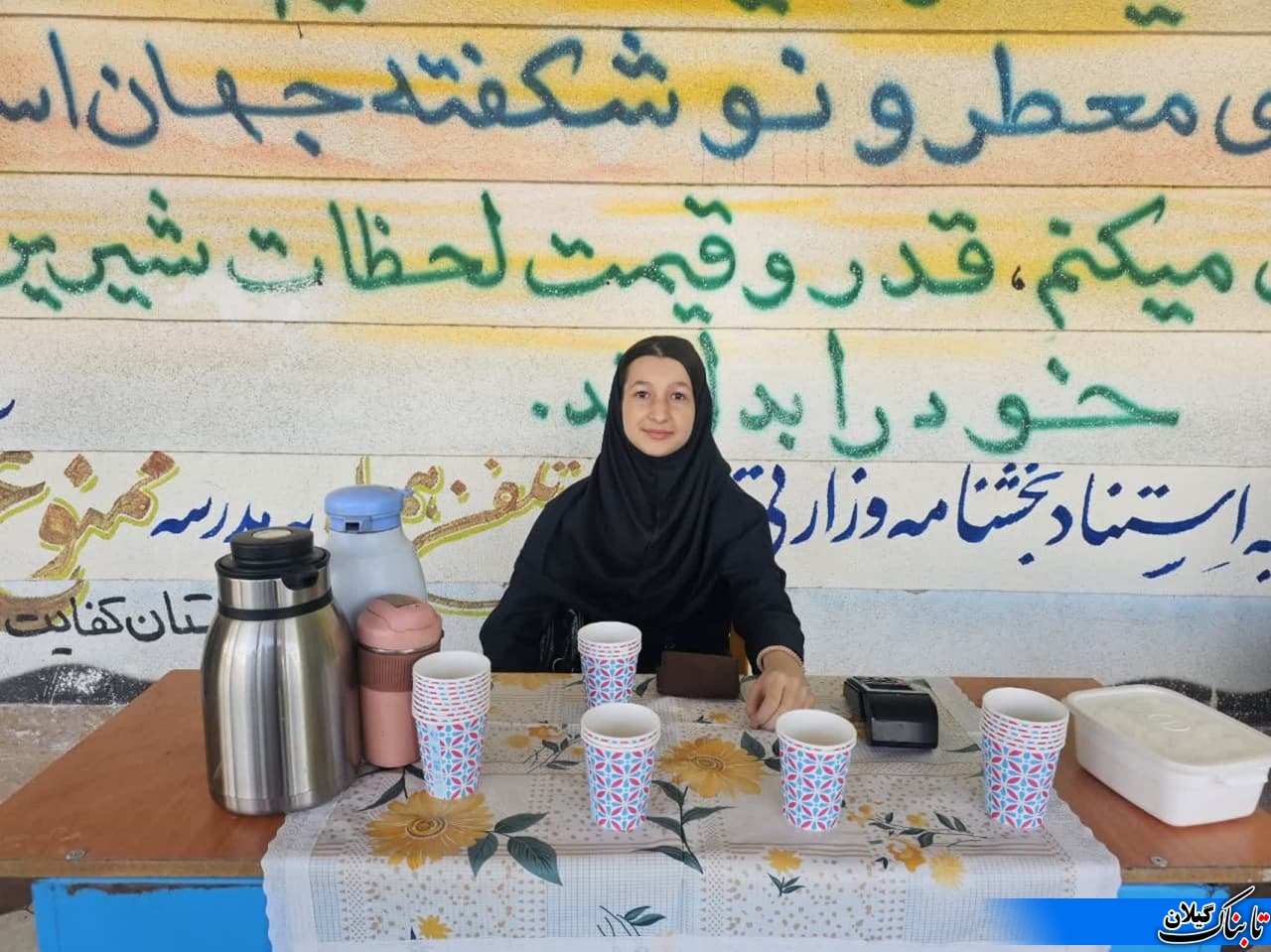 گزارش تصویری بازارچه کارآفرینی در دبیرستان کفایت تقی زاده رودسر